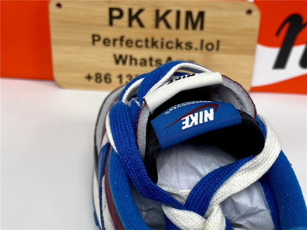 PK God LDWaffle x sacai x UNDERCOVER Night Maroon and Team Royal retail materials ready to ship